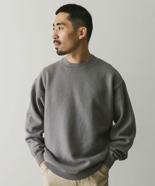セール】 『XLサイズ/WEB限定』チュニジアウール クルーネック