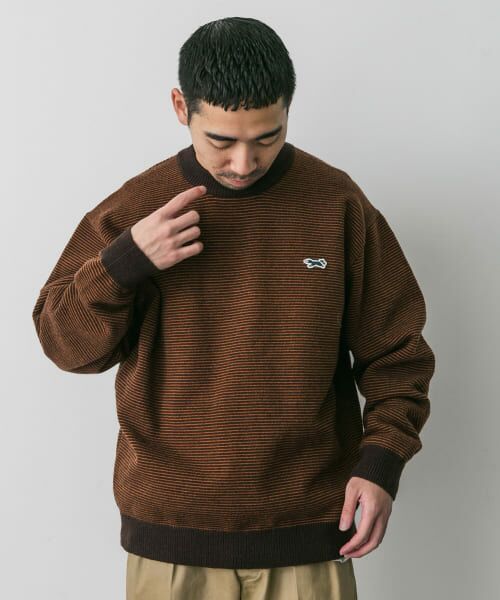 k_bear29ページ AMBIDEX Store 〇WAAN JACQUARD ハーフジップブルゾン(F GRAY