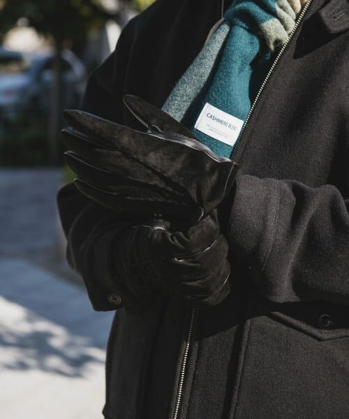 ＊＊URBAN RESEARCH DOORS / アーバンリサーチ ドアーズ 手袋 | スエードレザーグローブ（BLACK）