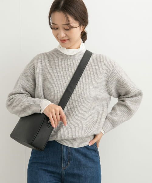 セール】 モンゴリアンウールクルーネックニット （ニット