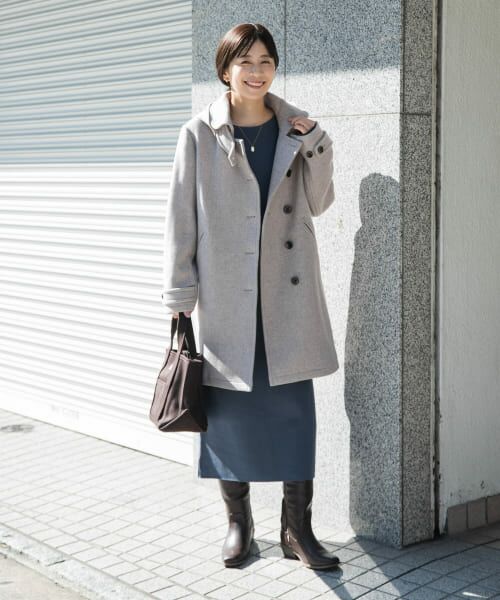 URBAN RESEARCH DOORS ショールカラー2WAYロングコート URBAN RESEARCH DOORS（アーバンリサーチドアーズ）の「ショール