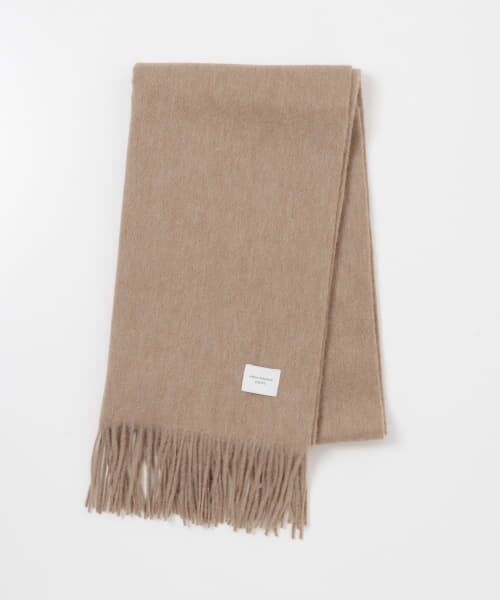 ＊＊URBAN RESEARCH DOORS / アーバンリサーチ ドアーズ マフラー・ショール・スヌード・ストール | しっとりカシミヤ混ストール（BROWN）