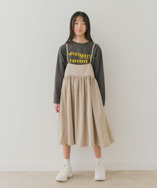＊＊URBAN RESEARCH DOORS / アーバンリサーチ ドアーズ ワンピース | 『WEB/一部店舗限定サイズ』キャミソールジャンパースカート(KIDS)（L.BEIGE）
