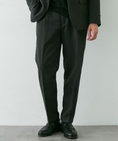 LIFE STYLE TAILOR　ウールライクソフトツイルストレッチパンツ