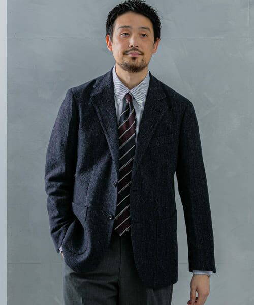 ＊＊URBAN RESEARCH DOORS / アーバンリサーチ ドアーズ その他アウター | LIFE STYLE TAILOR　NOVALANツィードジャケット（NAVY）
