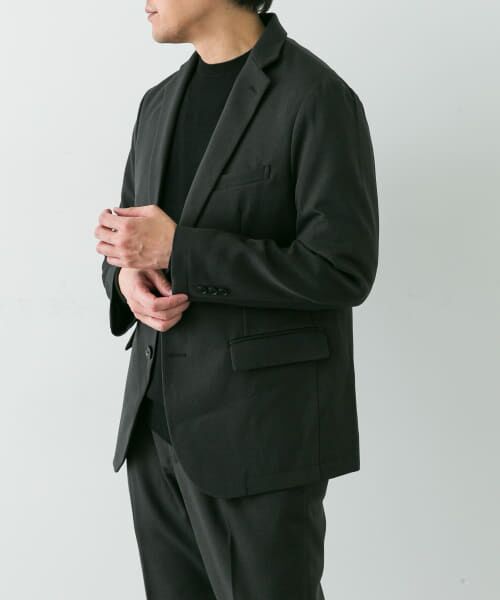 ＊＊URBAN RESEARCH DOORS / アーバンリサーチ ドアーズ その他アウター | LIFE STYLE TAILOR　ウールライクソフトツイルストレッチジャケット（GRAY）
