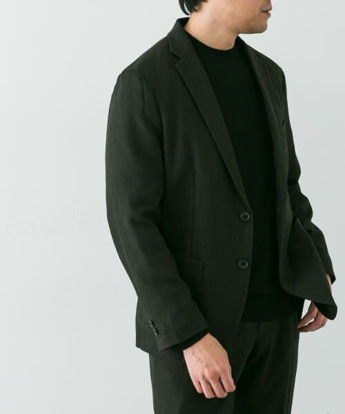 ＊＊URBAN RESEARCH DOORS / アーバンリサーチ ドアーズ その他アウター | LIFE STYLE TAILOR　ブラッシュドウールライクストレッチジャケット（KHAKI）
