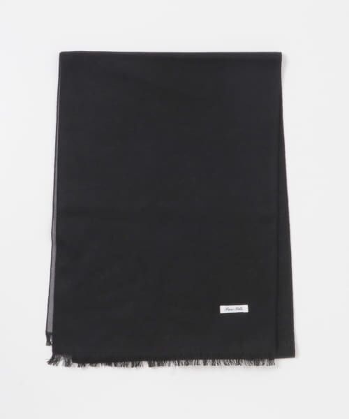 ＊＊URBAN RESEARCH DOORS / アーバンリサーチ ドアーズ マフラー・ショール・スヌード・ストール | LIFE STYLE TAILOR　シルクリバーシブルマフラー（BLK-GRY）