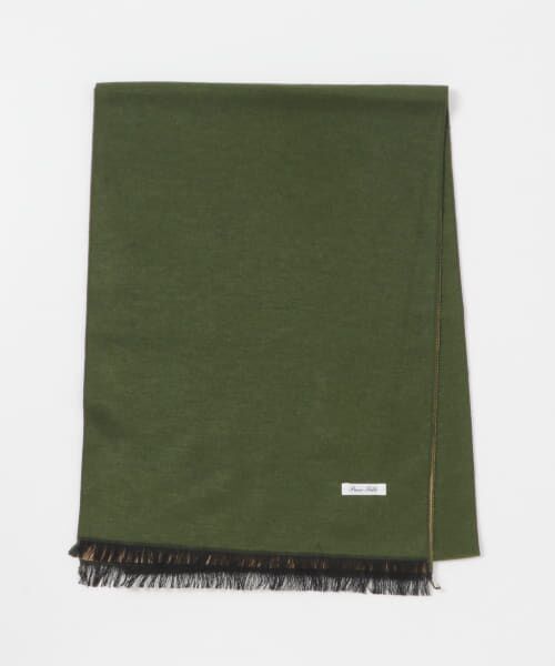 ＊＊URBAN RESEARCH DOORS / アーバンリサーチ ドアーズ マフラー・ショール・スヌード・ストール | LIFE STYLE TAILOR　シルクリバーシブルマフラー（GRN-BRN）