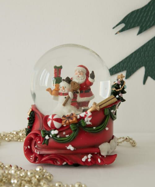 ＊＊URBAN RESEARCH DOORS / アーバンリサーチ ドアーズ インテリア・インテリア雑貨 | 『WEB/一部店舗限定』Mark's　スノードーム オルゴール (サンタ・スノーマン)（サンタ・スノーマン）