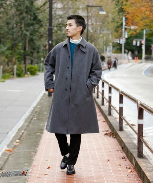 DOORS ニットメルトン パデット バルマカンコート アーバンリサーチ ドアーズ URBAN RESEARCH DOORS ニット
