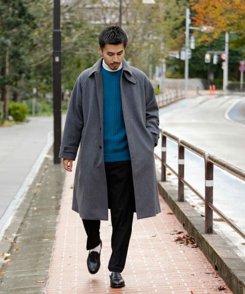 DOORS ニットメルトン パデット バルマカンコート アーバンリサーチ ドアーズ URBAN RESEARCH DOORS ニット