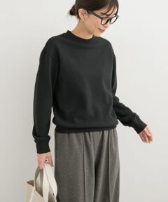 『毛玉防止』裏毛クルーネックプルオーバー