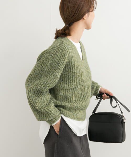 セール】 MIXカラーVネックニット （ニット・セーター