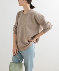 コクーンシルエットチュニックニット