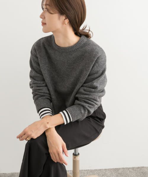 新品　UNITED ARROWS ウール100　ニット　ポンチョ　アシメントリー 新作ニットではじめる秋 KNITWEAR | ユナイテッドアローズ公式