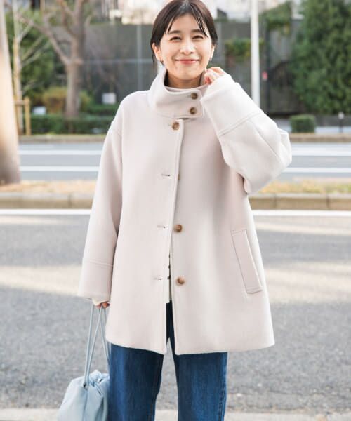 新品未使用‼︎タグ付❤️Rirandtureショートコート❤️美人百花掲載通勤♡デート 新品未使用‼︎タグ付❤️Rirandtureショートコート❤️美人百花