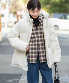 グリーンダウンミドルジャケット