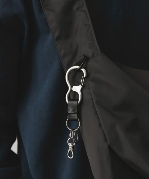 ＊＊URBAN RESEARCH DOORS / アーバンリサーチ ドアーズ その他小物 | コンビレザーカラビナキーリング（BLACK）