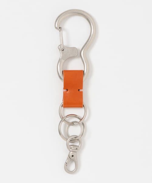 ＊＊URBAN RESEARCH DOORS / アーバンリサーチ ドアーズ その他小物 | コンビレザーカラビナキーリング（ORANGE）
