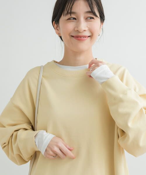 セール】 リネン混シアーロングTシャツ （Tシャツ）｜＊＊URBAN