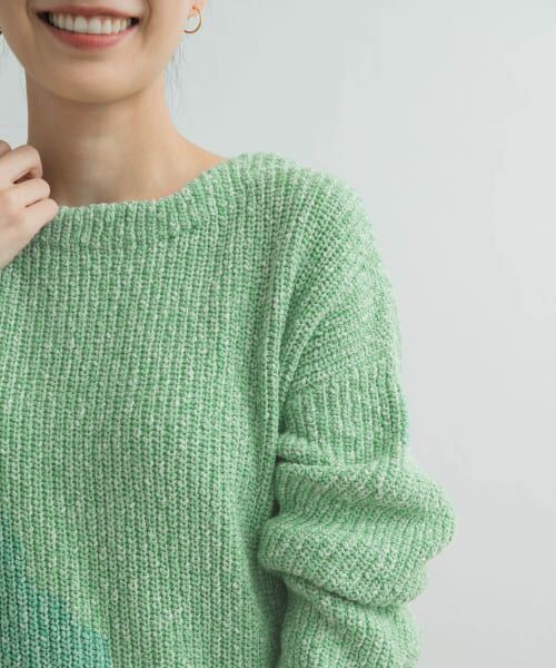Drawer 2024 新品 コットンニット URBAN RESEARCH DOORS ニット セーター コットンスラブKNIT