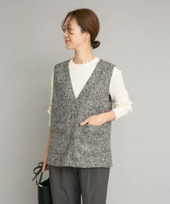 ツイードベスト