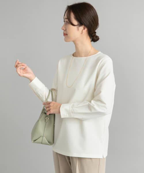 セール】 クルーネックプルオーバーブラウス （シャツ・ブラウス