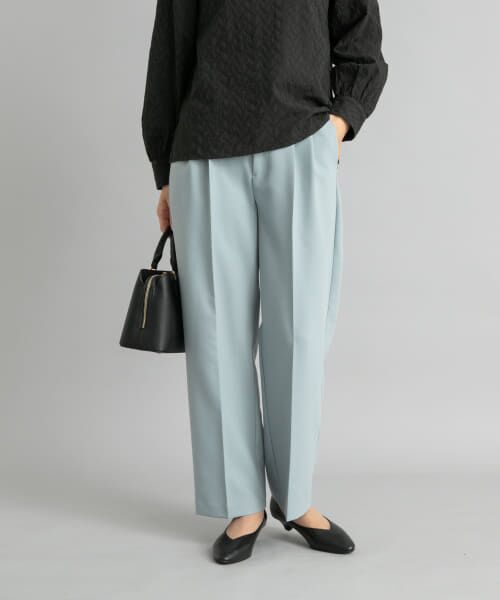 ＊＊URBAN RESEARCH DOORS / アーバンリサーチ ドアーズ その他パンツ | 2タックストレートパンツ（BLUE）