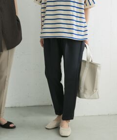 『3サイズ展開』ストレッチテーパードイージーパンツ