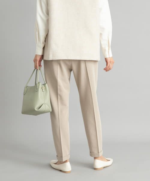 DUALVIEW 日本製 白ニットイージーパンツ DUALVIEW 日本製 白ニットイージーパンツ