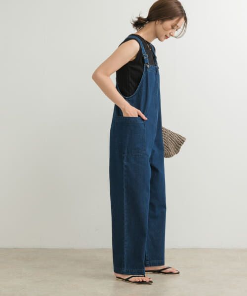 リエミラー　デニムサロペット Rie Miller（リエミラー）の「【RM denim】デニムオールインワン