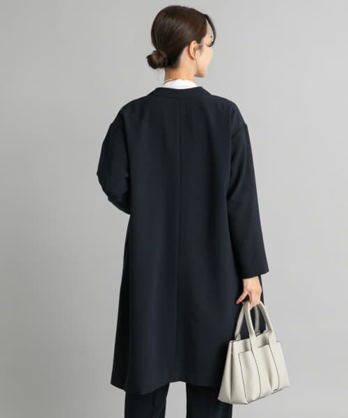 URBAN RESEARCH DOORS ダブルクロスガウンコート　コート URBAN RESEARCH DOORS（アーバンリサーチドアーズ）の「ダブル