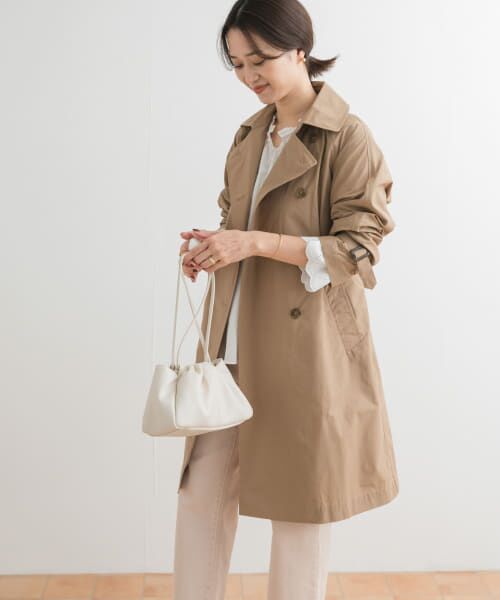 【未使用】 デレス DERES 23SS Willow トレンチコート ベージュ デレス/DERES DERES 23SS ふせぐ Willow トレンチ コート