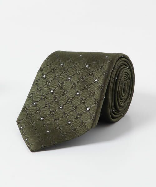 ＊＊URBAN RESEARCH DOORS / アーバンリサーチ ドアーズ ネクタイ | LIFE STYLE TAILOR　25SS国内生地タイドット1（02KHAKI）