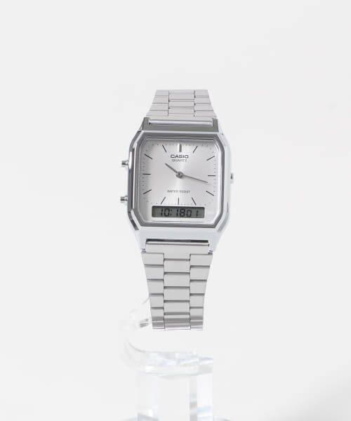 ＊＊URBAN RESEARCH DOORS / アーバンリサーチ ドアーズ 腕時計 | CASIO　スクエアメタルウォッチ（シルバー）