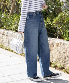 FORK&SPOON　JFデニムルーズテーパードパンツ