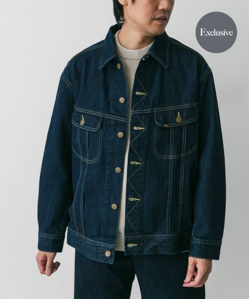 ＊＊URBAN RESEARCH DOORS / アーバンリサーチ ドアーズ Gジャン・デニムジャケット | 『別注』Lee101×DOORS　JACKET（ONE WASH）