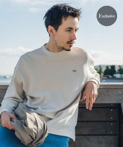 『別注』LACOSTE×DOORS　thick pique crew long-sleeve