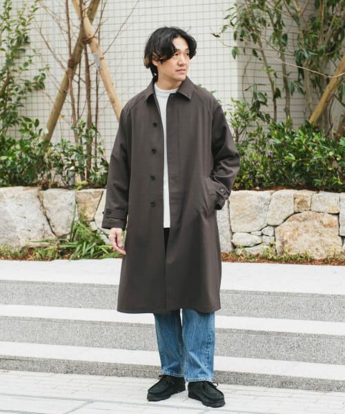 【新品】urbanresearch doors 杢グレー　バルマカンコート URBAN RESEARCH DOORS ステンカラーコート コート 「吸水速乾