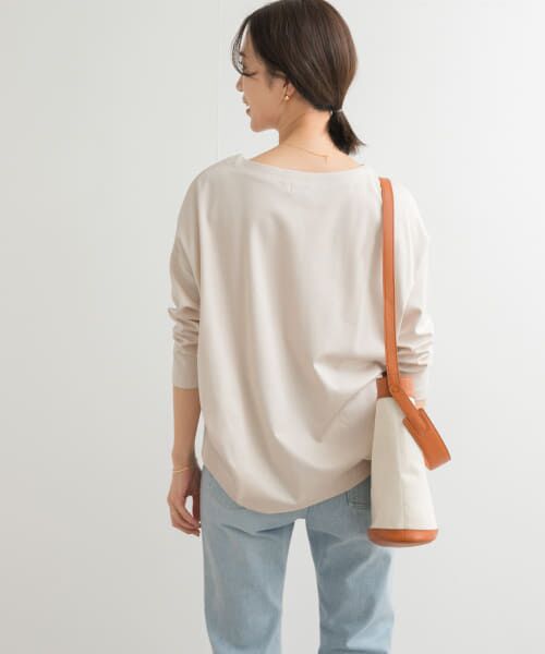 セール】 コットンバックタック7分袖プルオーバー （Tシャツ