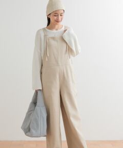 コットンバッククロスサロペット