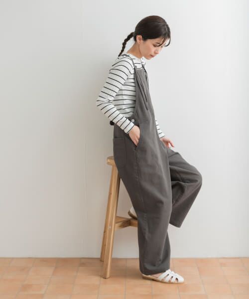セール】 コットンバッククロスサロペット （サロペット