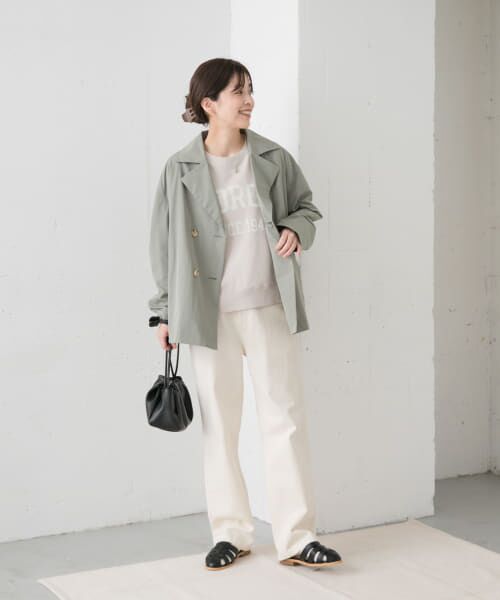 【アーバンリサーチ】撥水ショートダウンコート アイボリー URBAN RESEARCH ダウンコート ダウンジャケット 撥水ショート