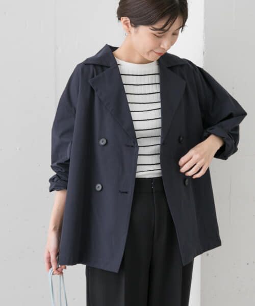 セール】 『撥水』ショートダブルコート （その他アウター