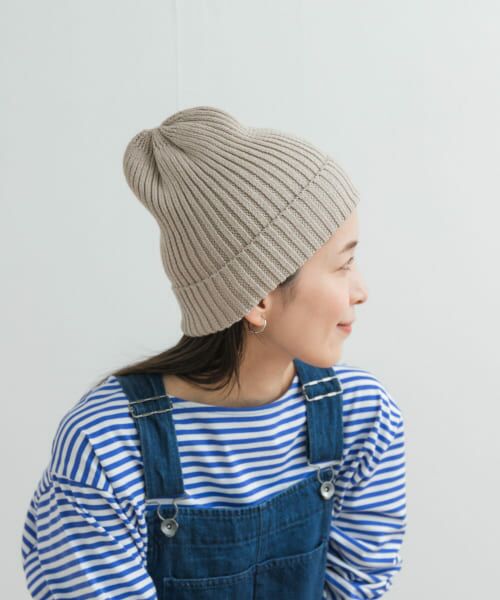 ＊＊URBAN RESEARCH DOORS / アーバンリサーチ ドアーズ ニットキャップ | コットンリネンニットキャップ（GREGE）