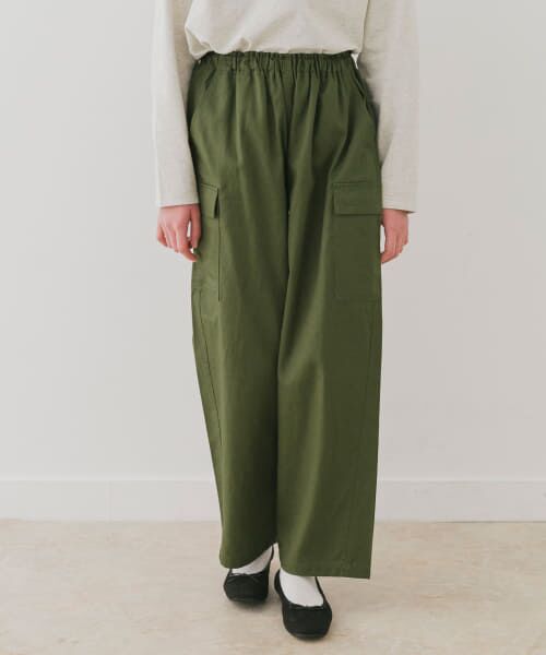 ＊＊URBAN RESEARCH DOORS / アーバンリサーチ ドアーズ パンツ | 『親子リンク』『WEB/一部店舗限定』イージーカーゴパンツ(KIDS)（KHAKI）