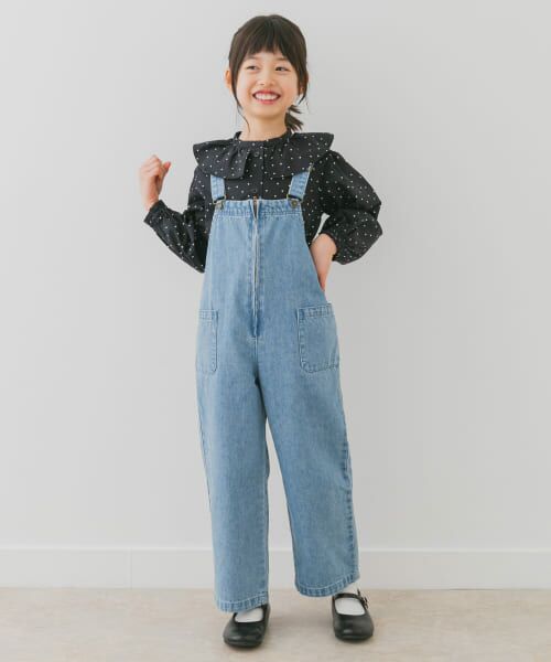 ＊＊URBAN RESEARCH DOORS / アーバンリサーチ ドアーズ ワンピース | 『親子リンク』ジップオーバーオール(KIDS)（INDIGO）