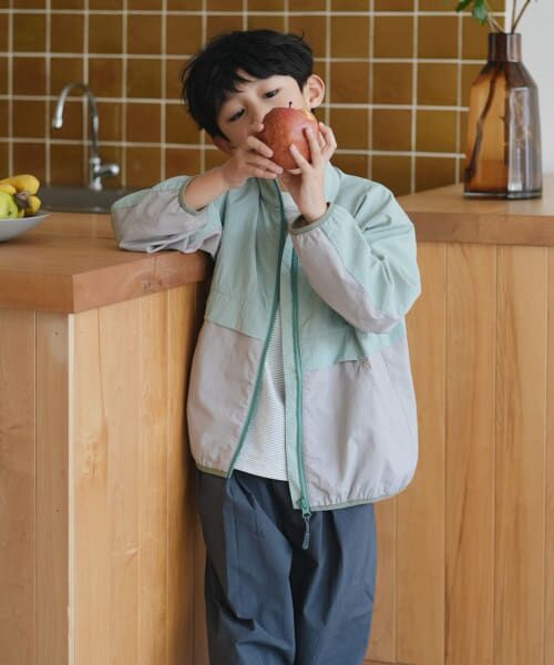 ＊＊URBAN RESEARCH DOORS / アーバンリサーチ ドアーズ アウター | 『WEB/一部店舗限定サイズ』パッカブルウィンドブレーカー(KIDS)（MINT）