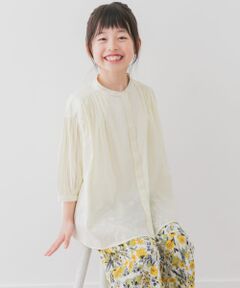 『親子リンク』コットンボイルギャザーブラウス(KIDS)
